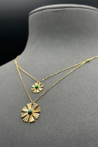 سلسال ذهب عيار ٢١ رموش دورين وزن من 2 الى 2.1 جرام