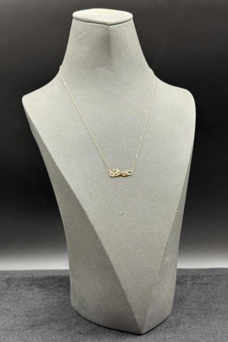 عقد تايجر ذهب تصميم الماس عيار 18 وزن 0.9 جرام