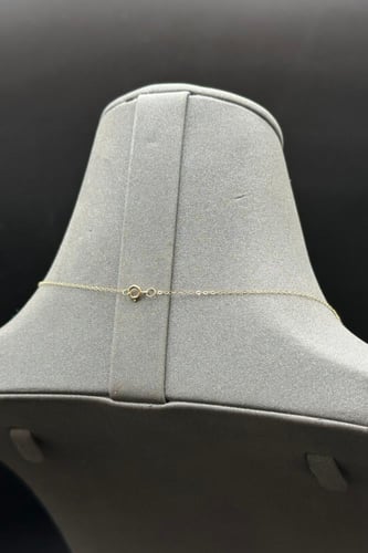 سلسال ذهب ناعم عيار 18 دورين تصميم الماس وزن 1 جرا...