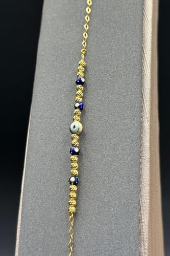 اسوارة كور ذهب تصميم هندي عيار 21 وزن 2.3 جرام