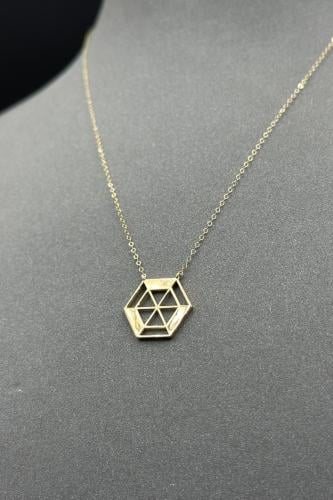 سلسال ذهب ناعم عيار 18 السداسي وزن من 1 إلى 1.1 جر...