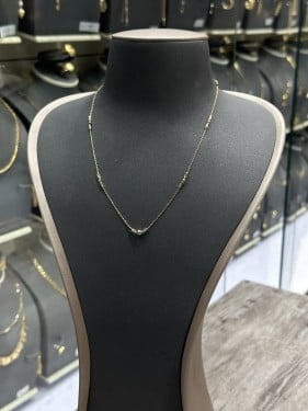 سلسال ذهب ناعم عيار 18 ايطالي وزن 4.2 جرام