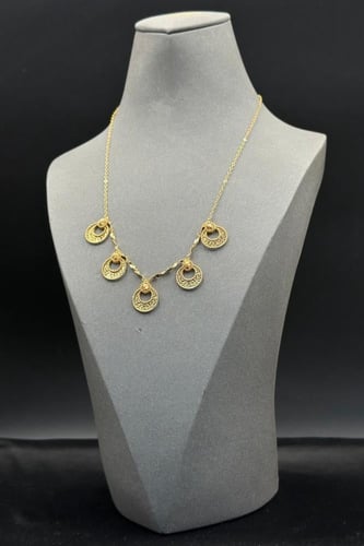 سلسال شوكر ذهب عيار 21 ارياش بحريني وزن 7.2 جرام