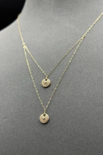 سلسال ذهب ناعم عيار 18 دورين بتصميم الماس وزن 0.8...