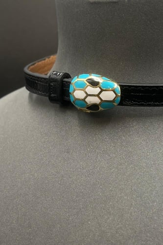 عقد ثعبان متعدد الالوان عيار 18 وزن من 8.12 الى 8....