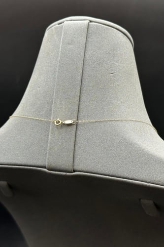 سلسال ذهب عيار ١٨ تصميم الماس وزن من 0.3 الى 0.4 ج...