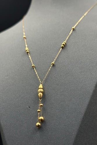 عقد كور نازل ذهب صافي عيار 21 وزن من 1.3 الى 1.4 ج...