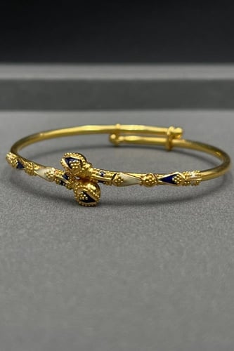 اسوارة اطفال ذهب تصميم هندي عيار 21 وزن 6 جرام