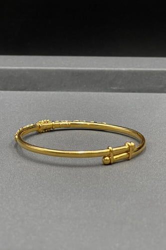 اسوارة اطفال ذهب تصميم هندي عيار 21 وزن 5.4 جرام