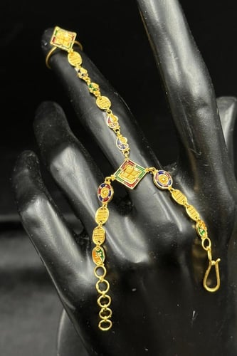 كف اطفال ذهب هندي عيار 21 وزن 6.6 جرام