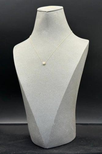 سلسال ذهب ناعم عيار 18 دائري فلورا تصميم الماس وزن...