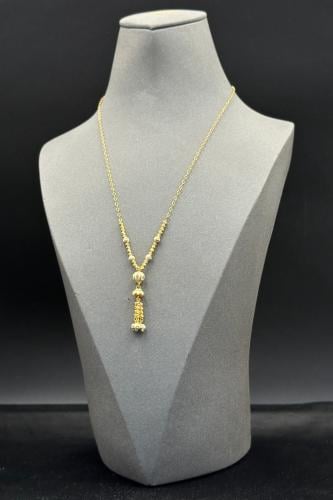 عقد كور نازل ذهب تصميم هندي عيار 21 وزن 6 جرام