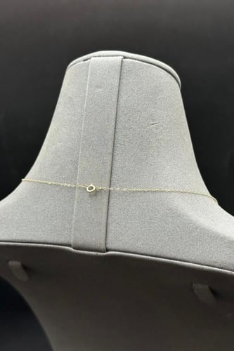 عقد دورين دائري ذهب تصميم الماس عيار 18 وزن من 1 ا...