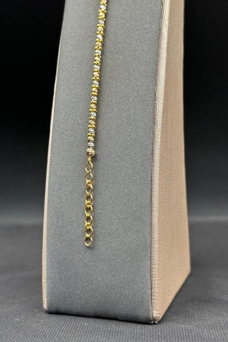 اسوارة كور ليزر ذهب صافي عيار 21 وزن من 5.3 الى 5....