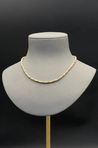 سلسلة ذهب عيار 18 كور ليزر وزن 12.6 جرام