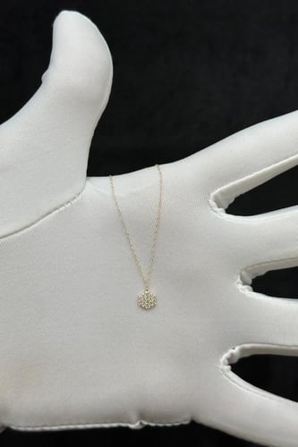 سلسال ذهب عيار 18 خلية تصميم الماس وزن من 0.4 الى...