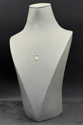 سلسال ذهب عيار 18 دمعة تصميم الماس وزن من 0.7 الى...