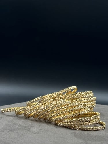 بناجر ذهب عيار 21 موديل وردة مارس الفاخر باوزان مخ...