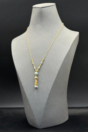 عقد كور نازل ذهب تصميم هندي عيار 21 وزن 5.8 جرام