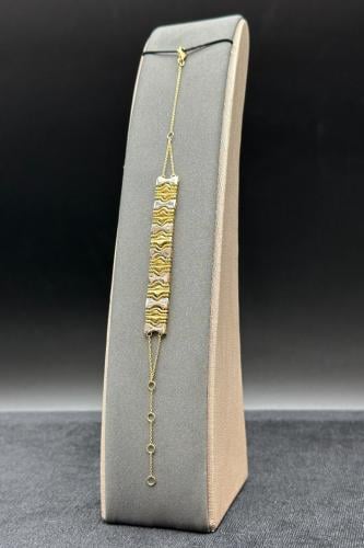 اسوارة ذهب ايطالي عيار 18 وزن من 5 الى 5.1 جرام