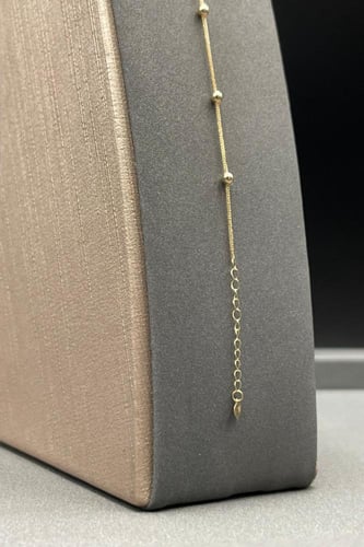 اسوارة كور مع قلب ذهب صافي