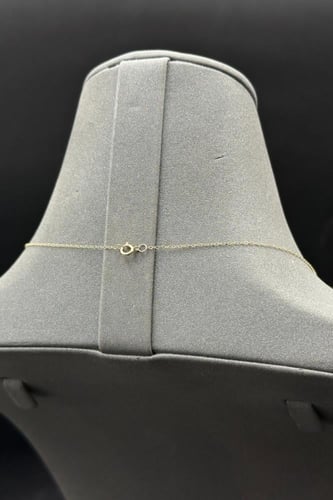 سلسال ذهب عيار 18 دائري بتصميم الماس وزن من 0.9 ال...