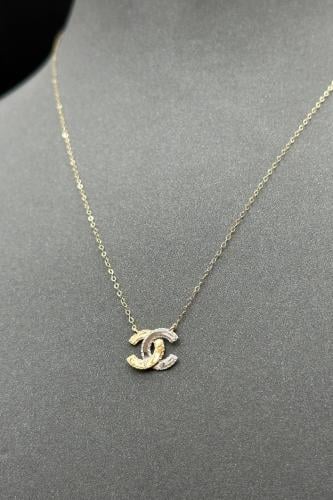 سلسال ذهب خفيف عيار 18 وزن من 0.6 الى 0.7 جرام