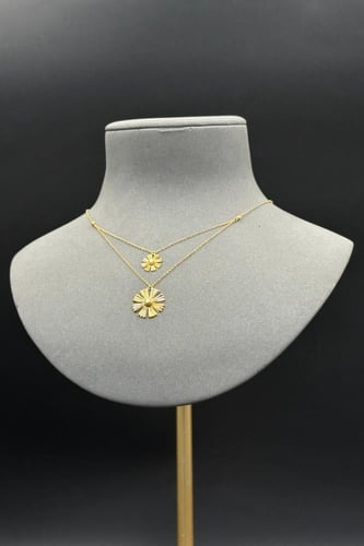 سلسال ذهب عيار ٢١ رموش دورين وزن من 2 الى 2.1 جرام