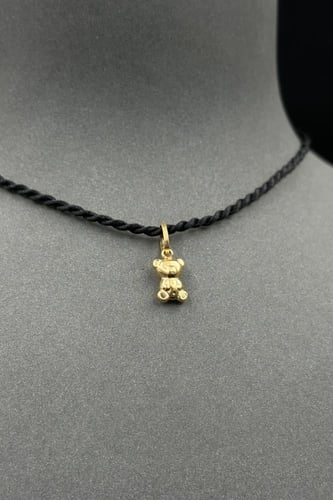 تعليقة اطفال دب ذهب صافي عيار 18 وزن 0.8 جرام