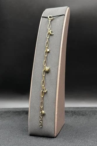 Gold bracelet 18k with a stunning design 6.4 g