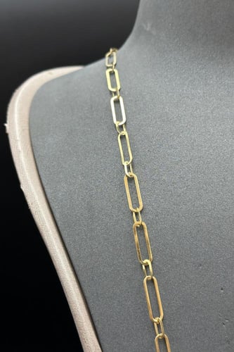 شال دائري ذهب عيار 18 بتصميم الماس وزن 16.5 جرام