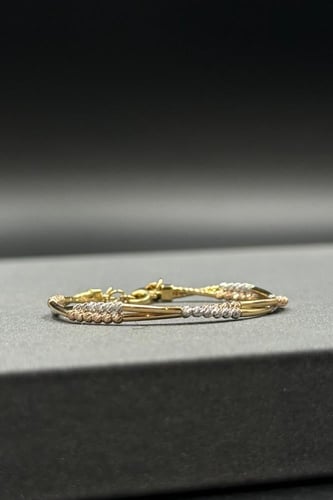 اسوارة اطفال كور ليزر ذهب صافي