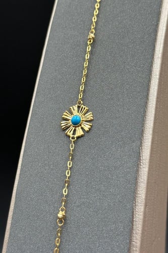 اسوارة الرمش ذهب عيار 21 متعددة الألوان وزن من 1.1...