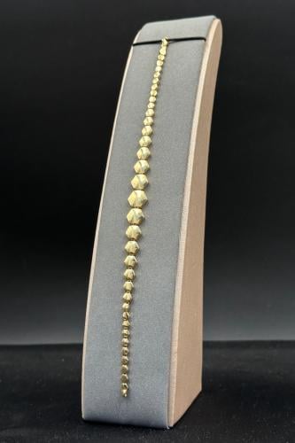 اسوارة سداسي الشكل ذهب صافي ايطالي عيار 18 وزن 6.4...