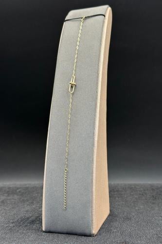 اسوارة جنزير ذهب ايطالي عيار 18 وزن 0.7 جرام