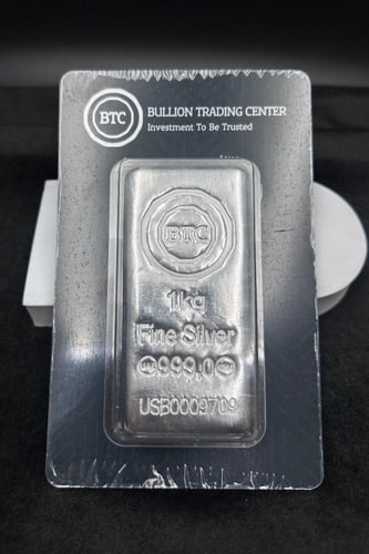 سبيكة فضة كيلو وزن 1000 جرام -استثمار ذكي بتصميم ا...