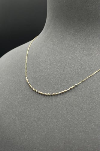 عقد كور ليزر مع فص تصميم الماس