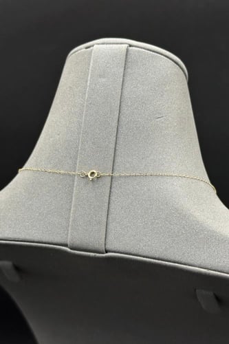 سلسال ذهب عيار 18 دمعة تصميم الماس وزن من 0.7 الى...