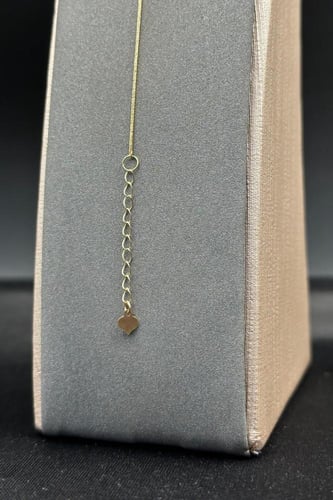 اسوارة قلب ذهب صافي ايطالي عيار 18 وزن من 0.7 الى...