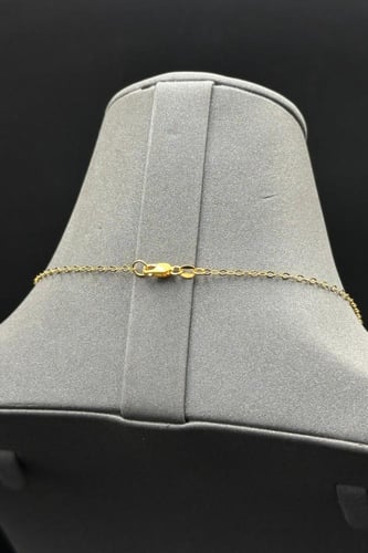 عقد كور نازل ذهب تصميم هندي عيار 21 وزن 5.9 جرام