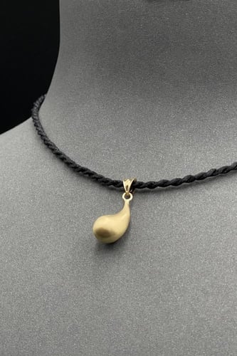 تعليقة سلسال ذهب عيار 18 بوتيقا وزن من 1 الى 1.7 ج...