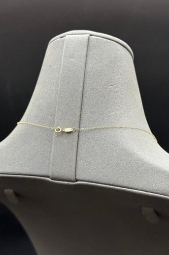 عقد ذهب تصميم الماس عيار 18 وزن 0.4 جرام