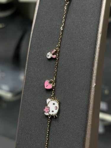 اسوارة اطفال لولو كاتي ذهب ملون