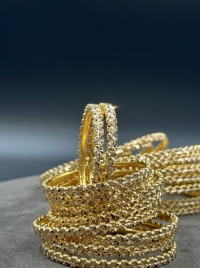 بناجر ذهب عيار 21 موديل وردة مارس الفاخر باوزان مخ...