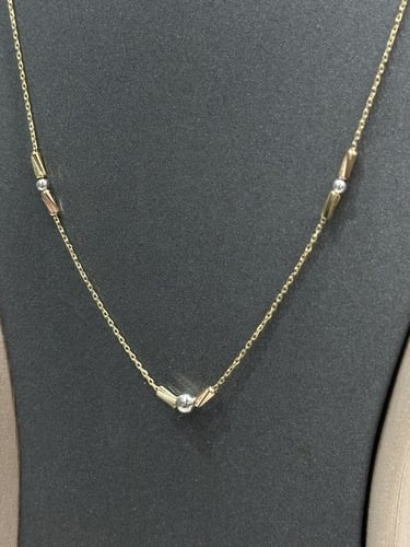 سلسال ذهب ناعم عيار 18 ايطالي وزن 4.2 جرام