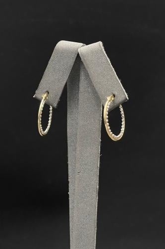 حلق كور ذهب ايطالي عيار 18 وزن 2.1 جرام