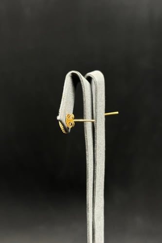 حلق ( حجم صغير ) ذهب صافي عيار 21 وزن من 0.7 الى 0...