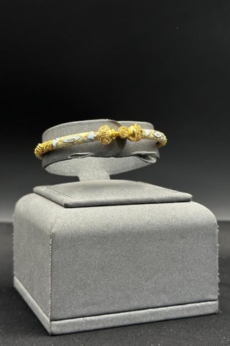 اسوارة ذهب تصميم هندي عيار 21 وزن 11.4 جرام