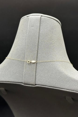 سلسال ذهب ناعم عيار 18 تصميم الماس وزن 0.6 الى 0.7...