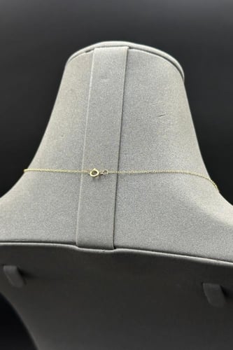 عقد وردة ذهب عيار 18 همسة ورد وزن 0.7 جرام